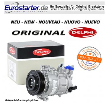 Klimakompressor 8200763773 Neu Original DELPHI für Renault-Nissan