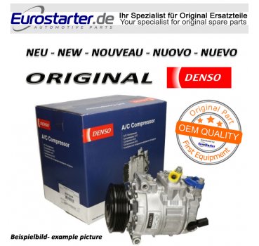 Klimakompressor 7700053414 Neu Original DENSO für Renault Agri