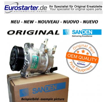 Klimakompressor 84018078 Neu Original SANDEN für New Holland