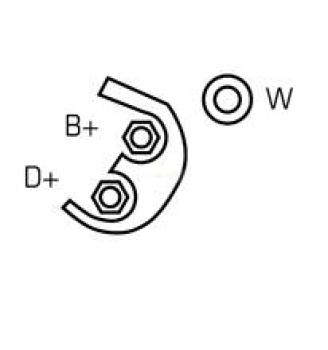 1x_ Lichtmaschine 85A Neu OE Nr. 0120484009 für Alfa Romeo Vm Motor 492.4Shir