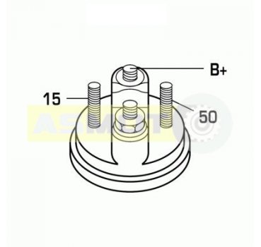 Anlasser Bosch SEG Neu Original F002G70190 für Indian Cars