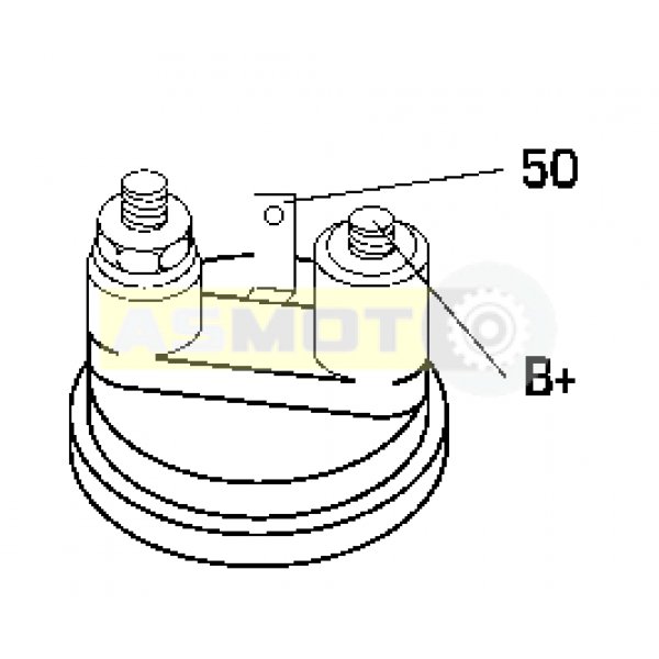 Anlasser Mando (Valeo Korea) Neu Original TM000A07101 für Kubota Kioti Mahindra