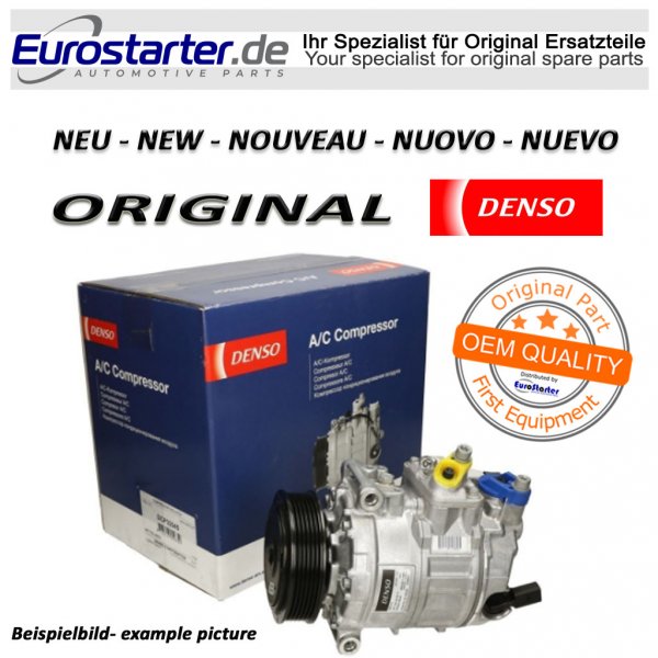Klimakompressor 7700053414 Neu Original DENSO für Renault Agri