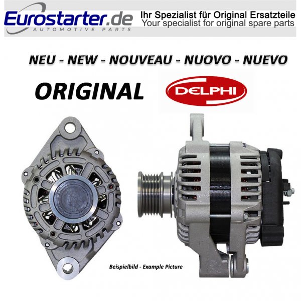 Lichtmaschine Neu Original Delphi OE-Ref. A1731540102 für Ssangyong