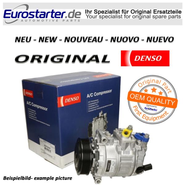 1* Klimakompressor 4E0260805BC Neu Original DENSO für Vag
