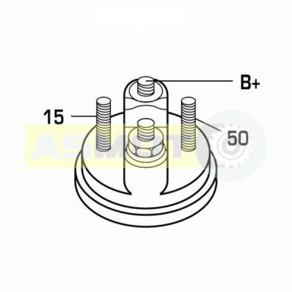 Anlasser Bosch SEG Neu Original F002G70190 für Indian Cars