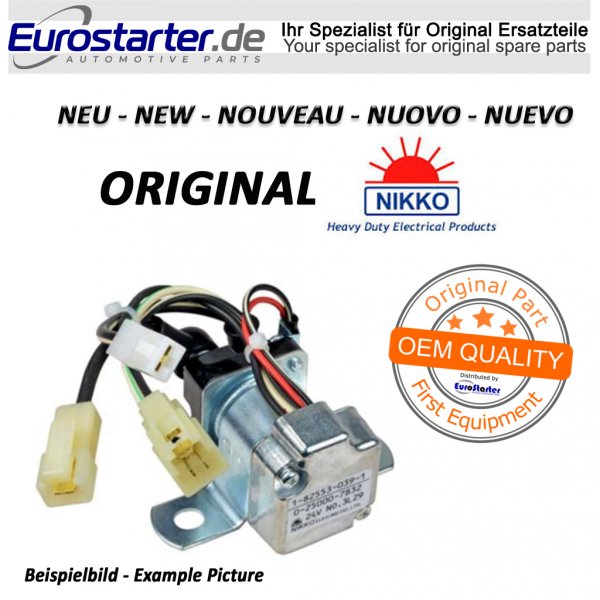 Relais Anlasser Zusatzrelais 0-25000-7283 Neu OE NIKKO für Nikko Type